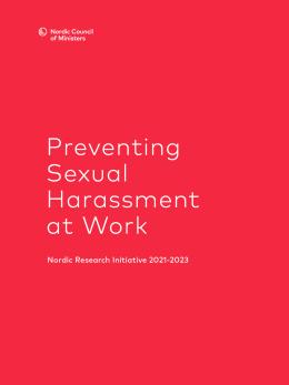 Report: Preventing sexual harassment at work
