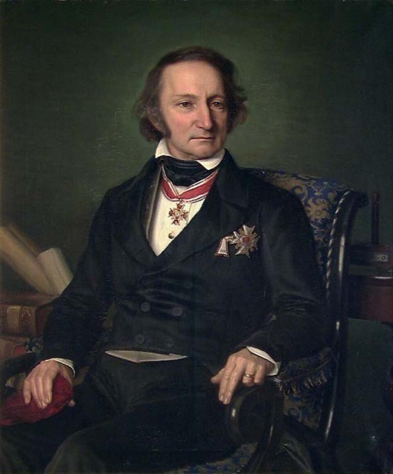Christopher Hansteen, portrettert av sin datter Aasta Hansteen